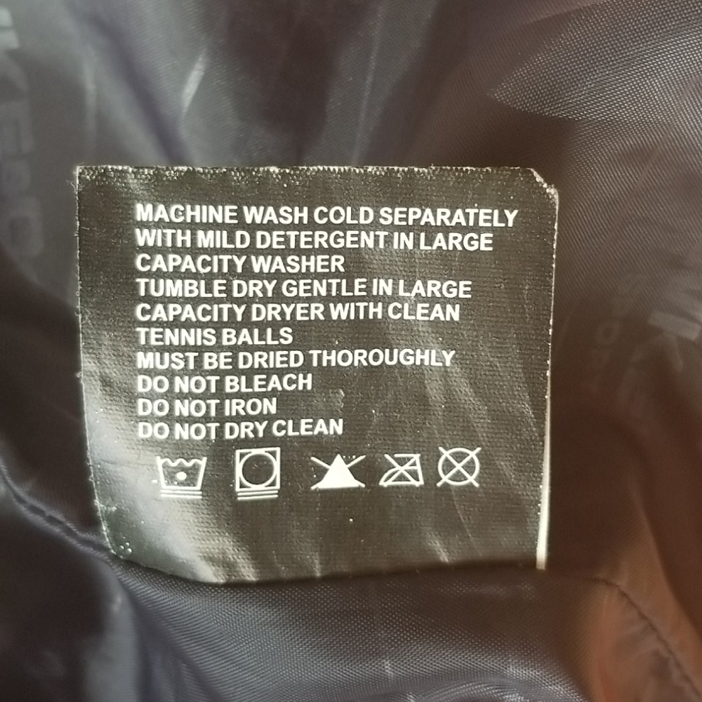 HAWKE & CO orange down coat 10/12 - Picture 7 of 15